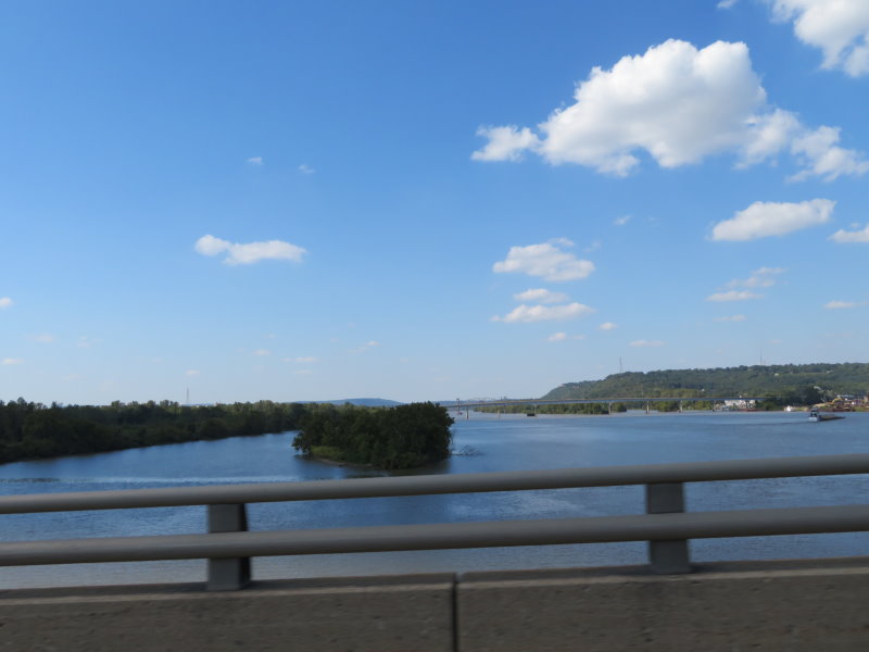 Crossing the Arkansas River at Fort Smith